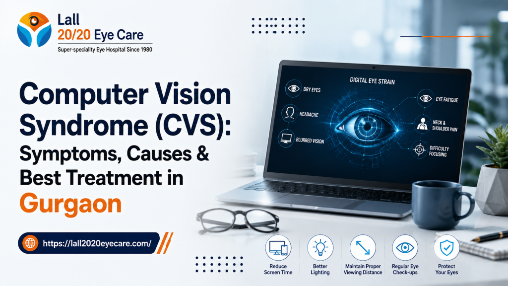 Computer Vision Syndrome (CVS): Symptoms, Causes & Best Treatment in Gurgaon